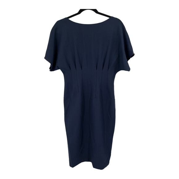 Eliza J Dress Flutter sleeve navy blue size 4 - Picture 1 of 7
